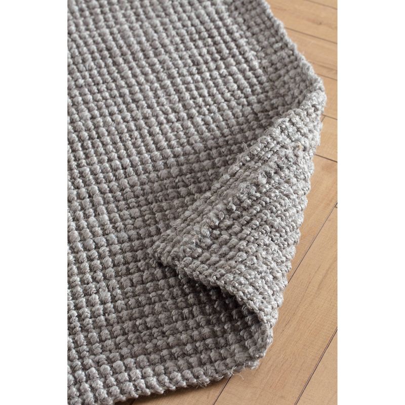 5'x8' Andes Jute Area Rug Gray - Anji Mountain