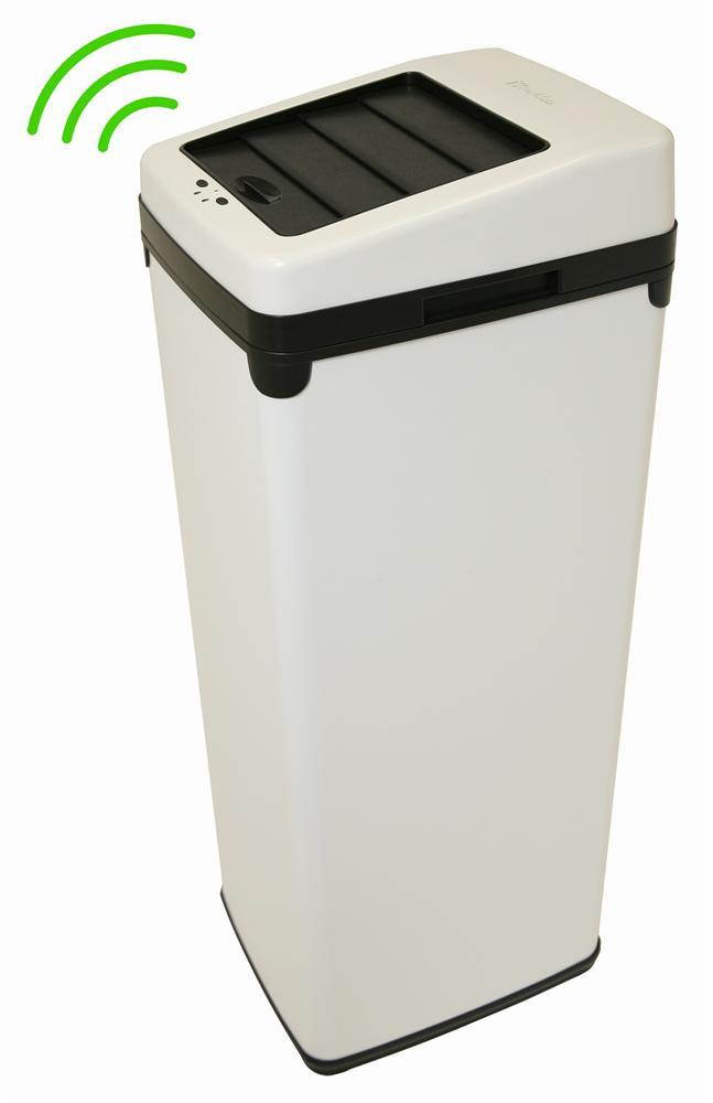 iTouchless IT14SW 52 Liter Touchless Trashcan Square White
