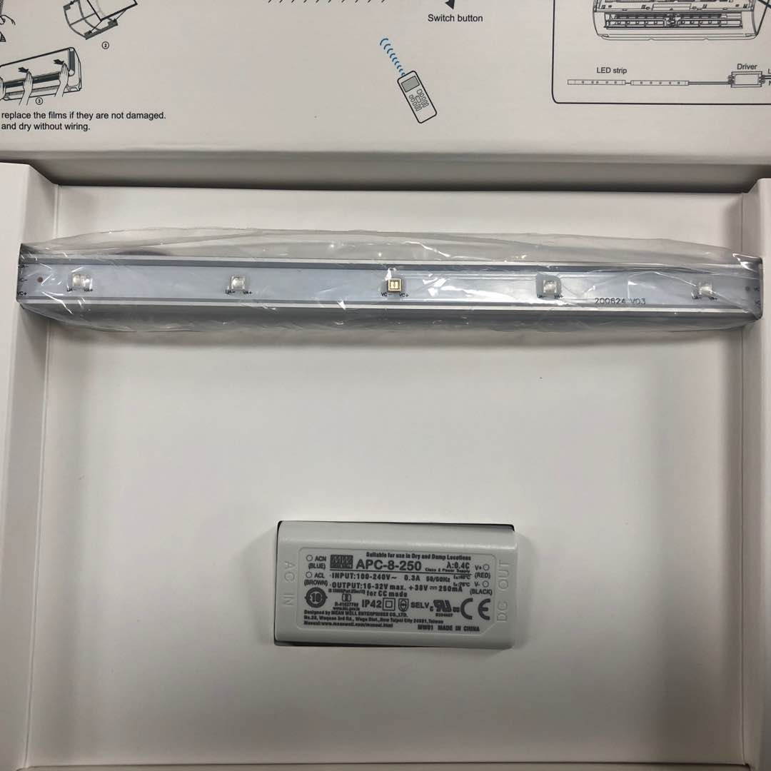 ATIMELY UVA+UVC LED for 3-hp Split Air Conditioner, Offices Air Disinfection Machine Air Purifier Disinfector Home Air sterilization filters for Bedroom and Restroom