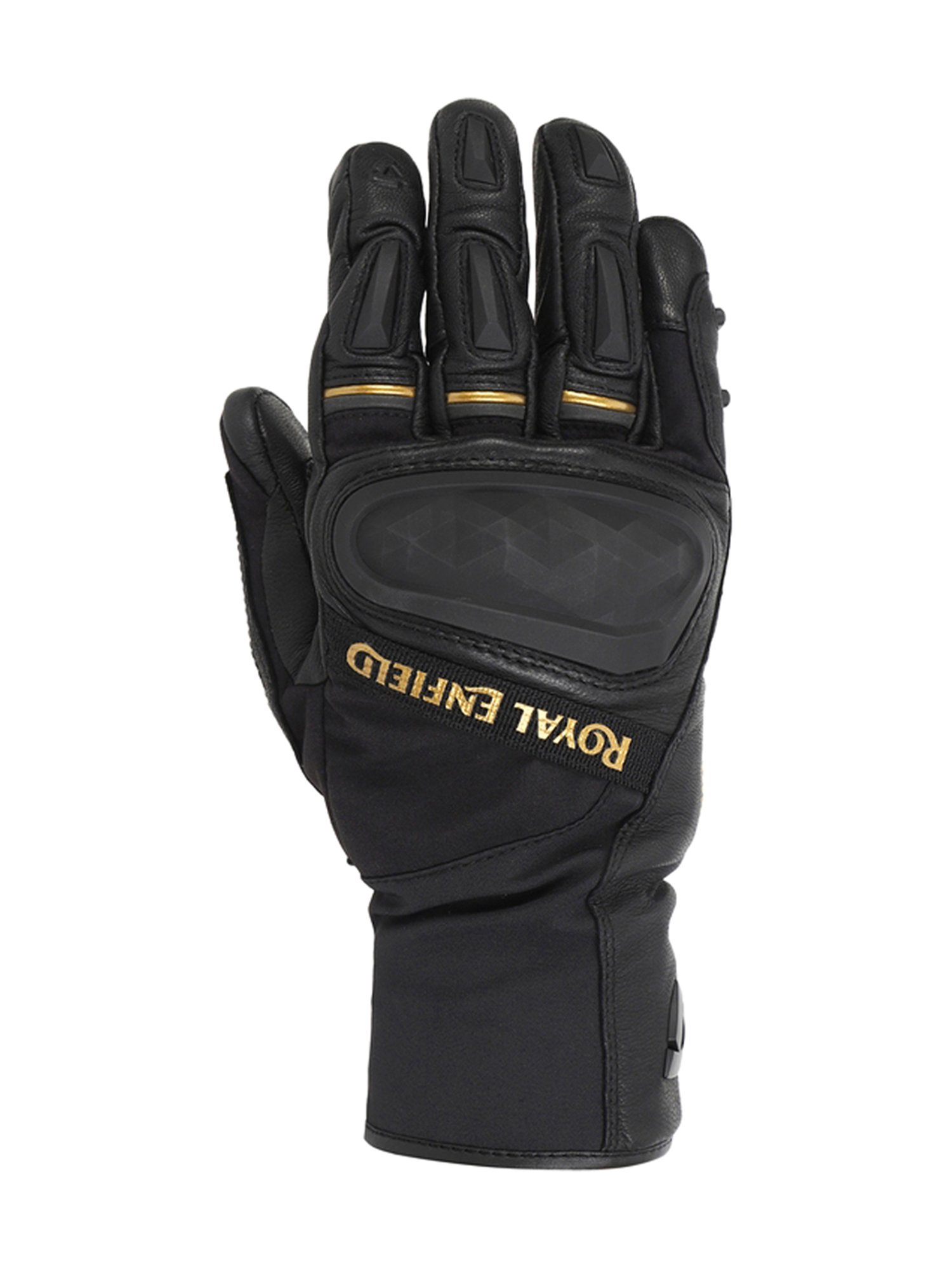 Royal Enfield Black Darcha Riding Gloves - L