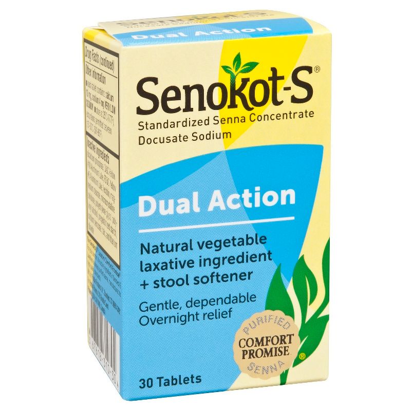 Senokot-S Laxative Plus Softener Tablets 30ct