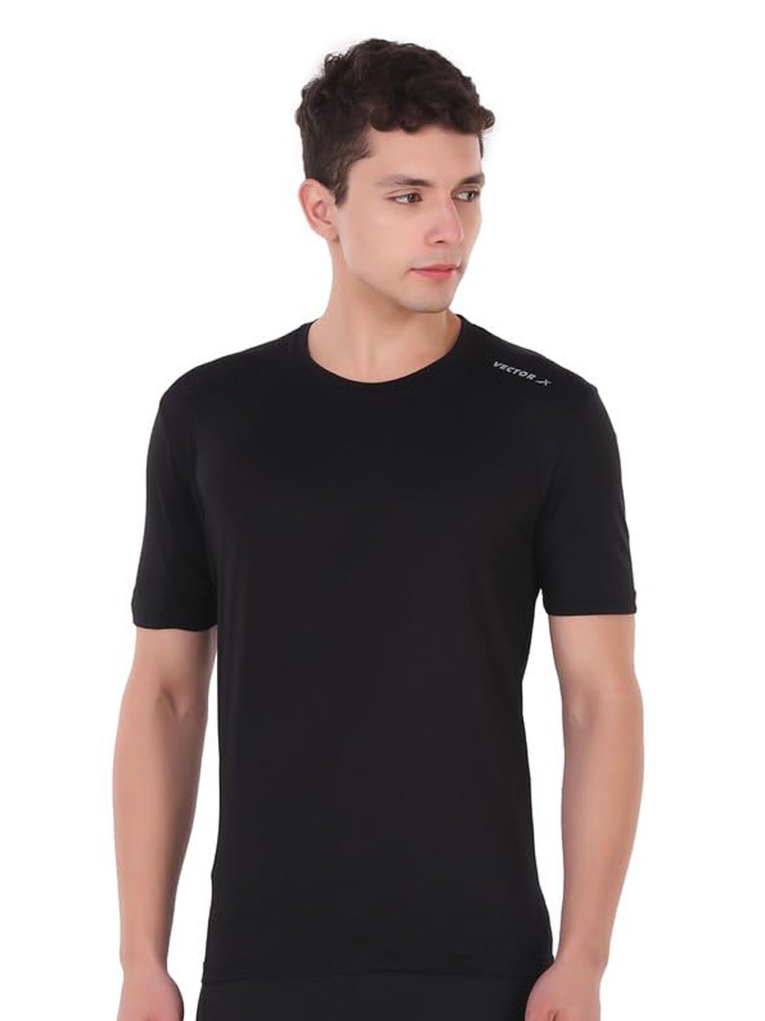 Vector X Z Black Regular Fit T-Shirt