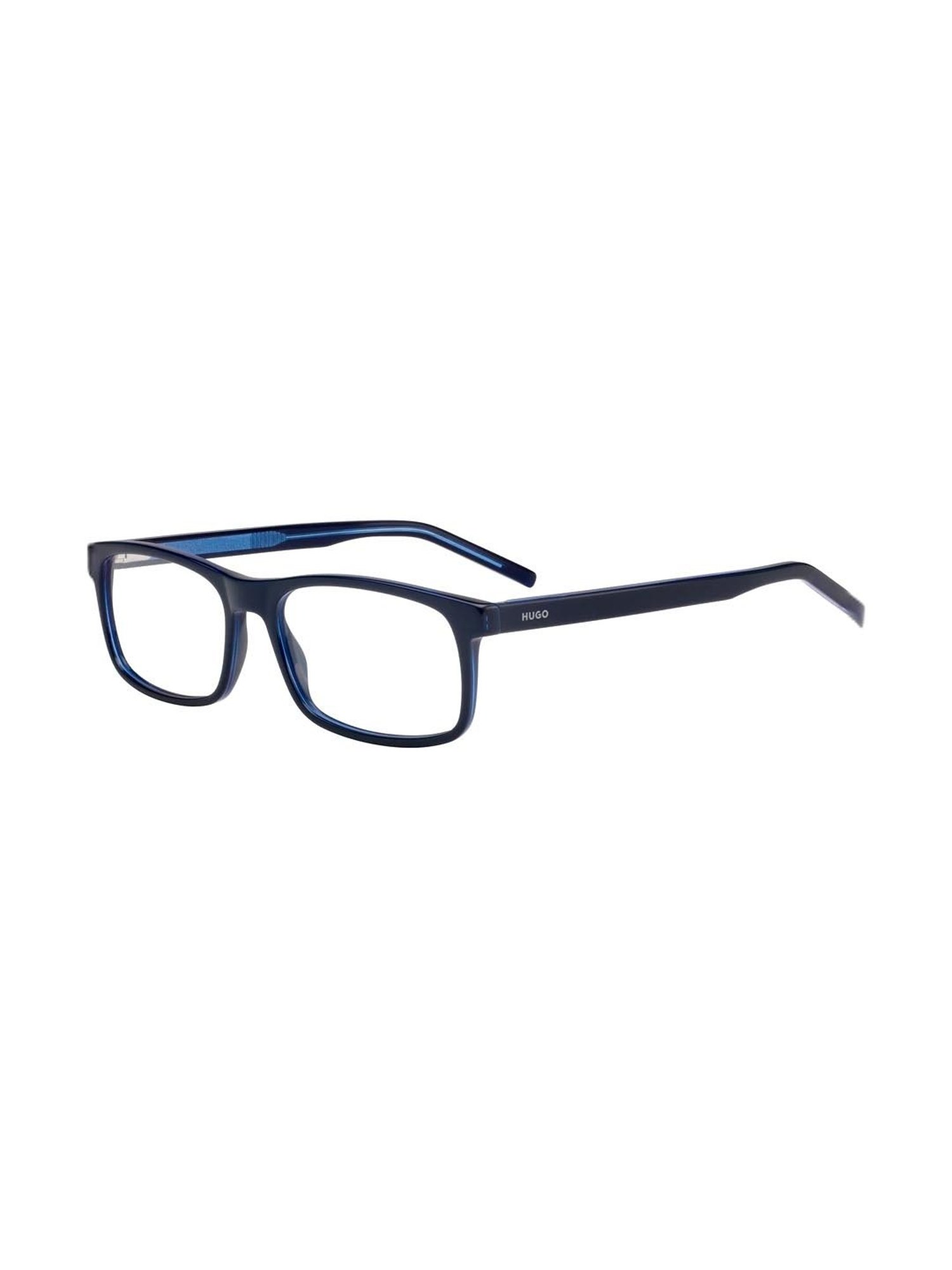 HUGO Blue Rectangular Eye Frames for Men