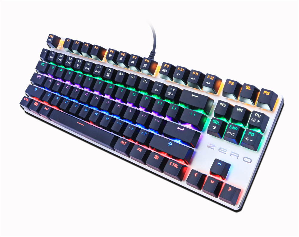 Glorious Modular Mechanical Gaming Keyboard (GMMK)- Barebone Edition (DIY Assembly Required) (Full Size, Black) + Glorious Black Aura Keycaps (Bundle)