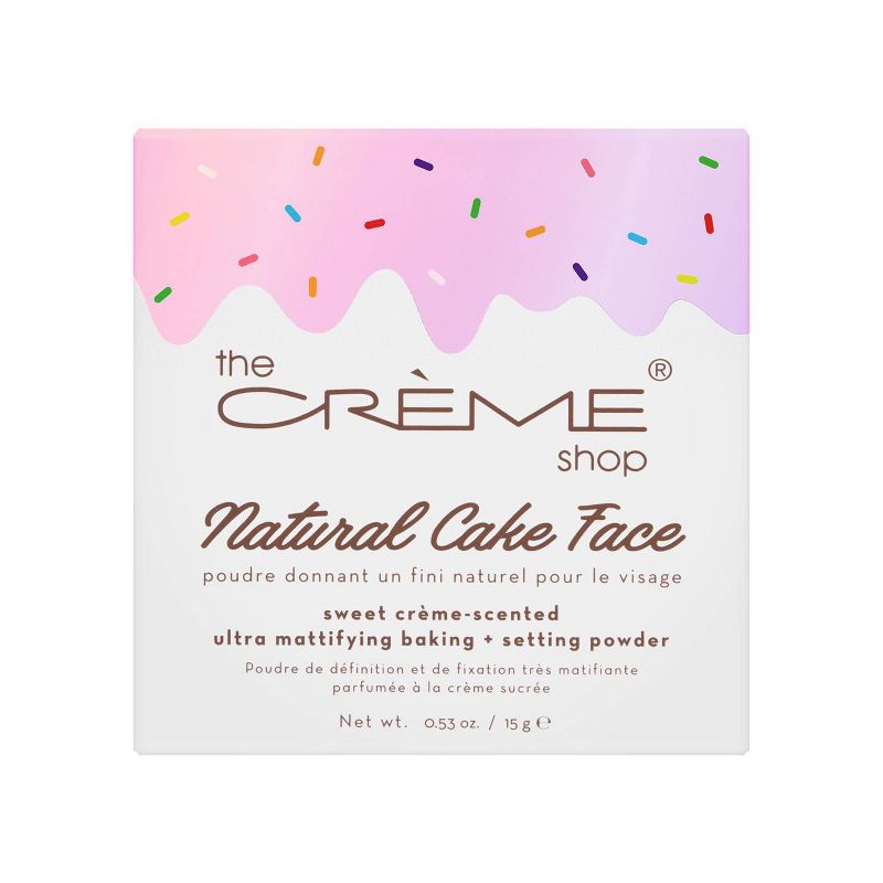 The Crème Shop Face Setting Pressed Powder - Natural Cake - 0.53oz