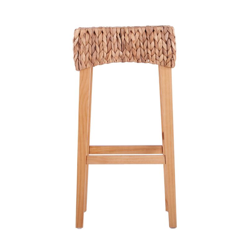 Set of 2 Palzeta Counter Height Barstools Natural - Aiden Lane