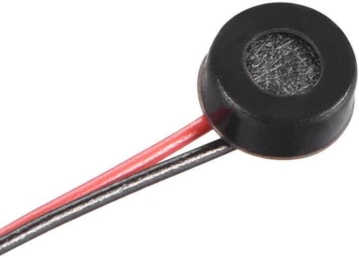 uxcell 4015 42dB Electret Microphone Pickup 4mm x 1.5mm Cylindrical Condenser MIC with Wires for PCB 10 Pcs