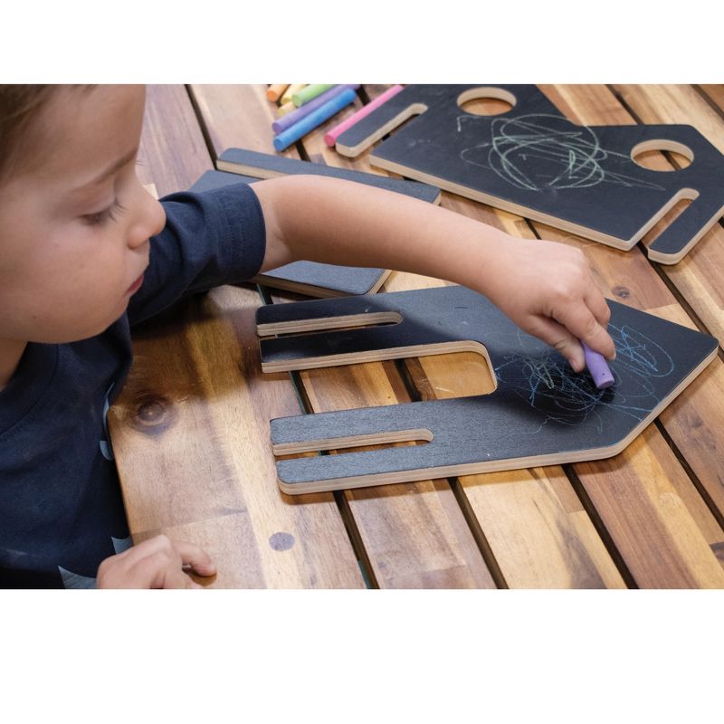 Childcraft Corrugated Building Blocks, Various Sizes, Primary Colors, set of 84