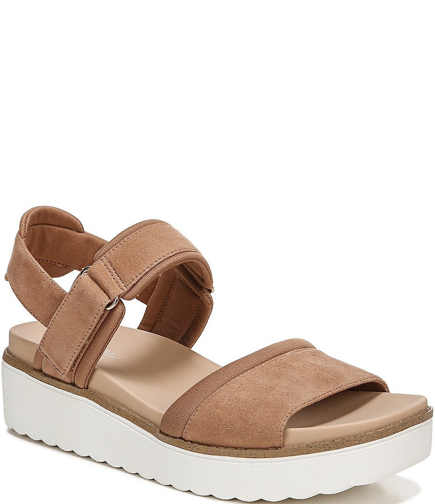 Original Collection by Dr. Scholl's Meet Up Suede Platform Wedge Sandals