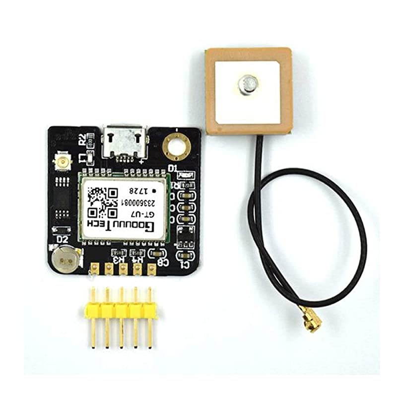 Module ReceiverNavigation Satellite Positioning NEO6M Arduino Drone Microcontroller Receiver Compatible with 51 Microcontroller STM32 Arduino UNO R3 with Antenna High Sensitivity