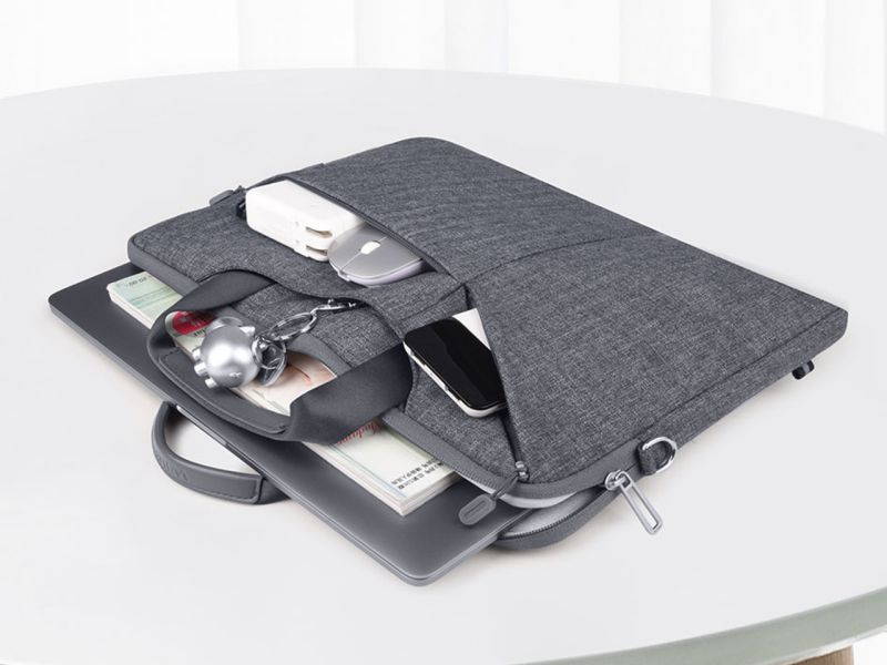 wiwu Laptop bag 17.3 inch Top-grade wate resistant Computer bag 17 Handbag Messenger Laptop sleeve Business briefcase with handle for Hp Dell Lenovo Notebooks