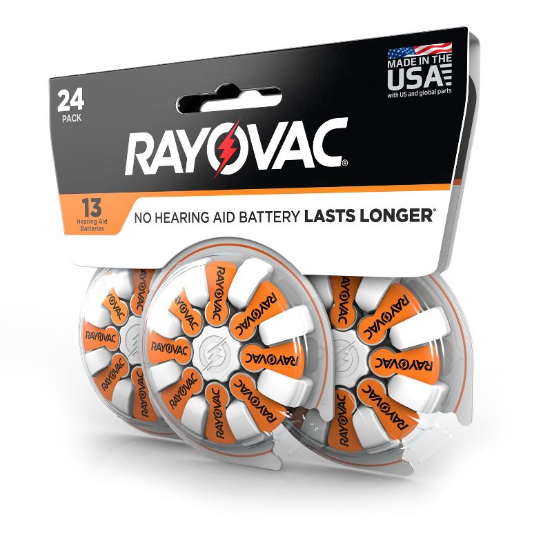 Rayovac Size 13 Hearing Aid Battery - 24pk