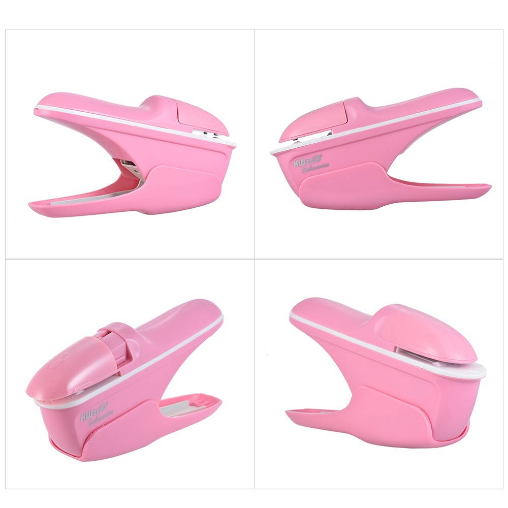 Hand-held Mini Safe Stapler without Staples Staple Free Stapleless 7 Sheets Capacity for Paper Binding Business Commercial Shop School Office
