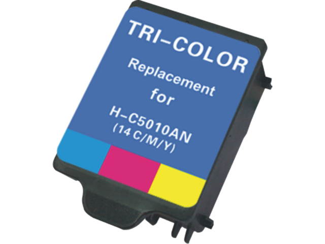 Green Project Inc. Compatible Color Ink Cartridge Replacement for HP 14 C5010AN
