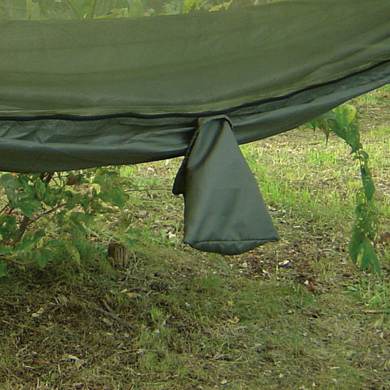 Snugpak Jungle Hammock with Mosquito Net, Lightweight Parachute Nylon, Includes 2 Steel Carabiners, Supports 400 Pounds