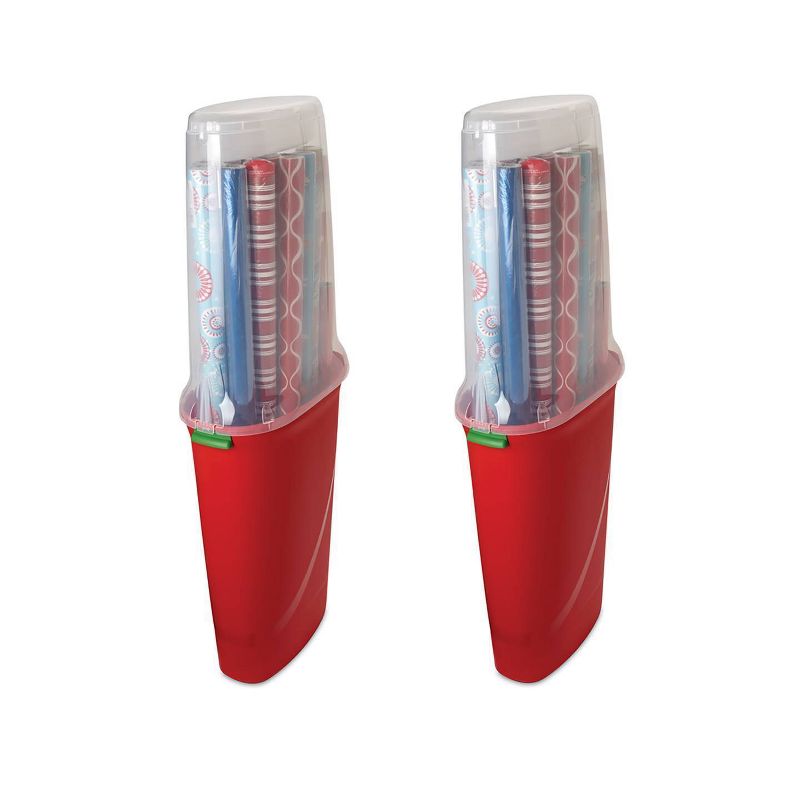 Homz 2pk 40" Vertical Wrap Storage