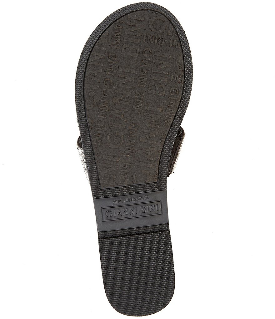 Gianni Bini Stola Jeweled Banded Flat Sandals