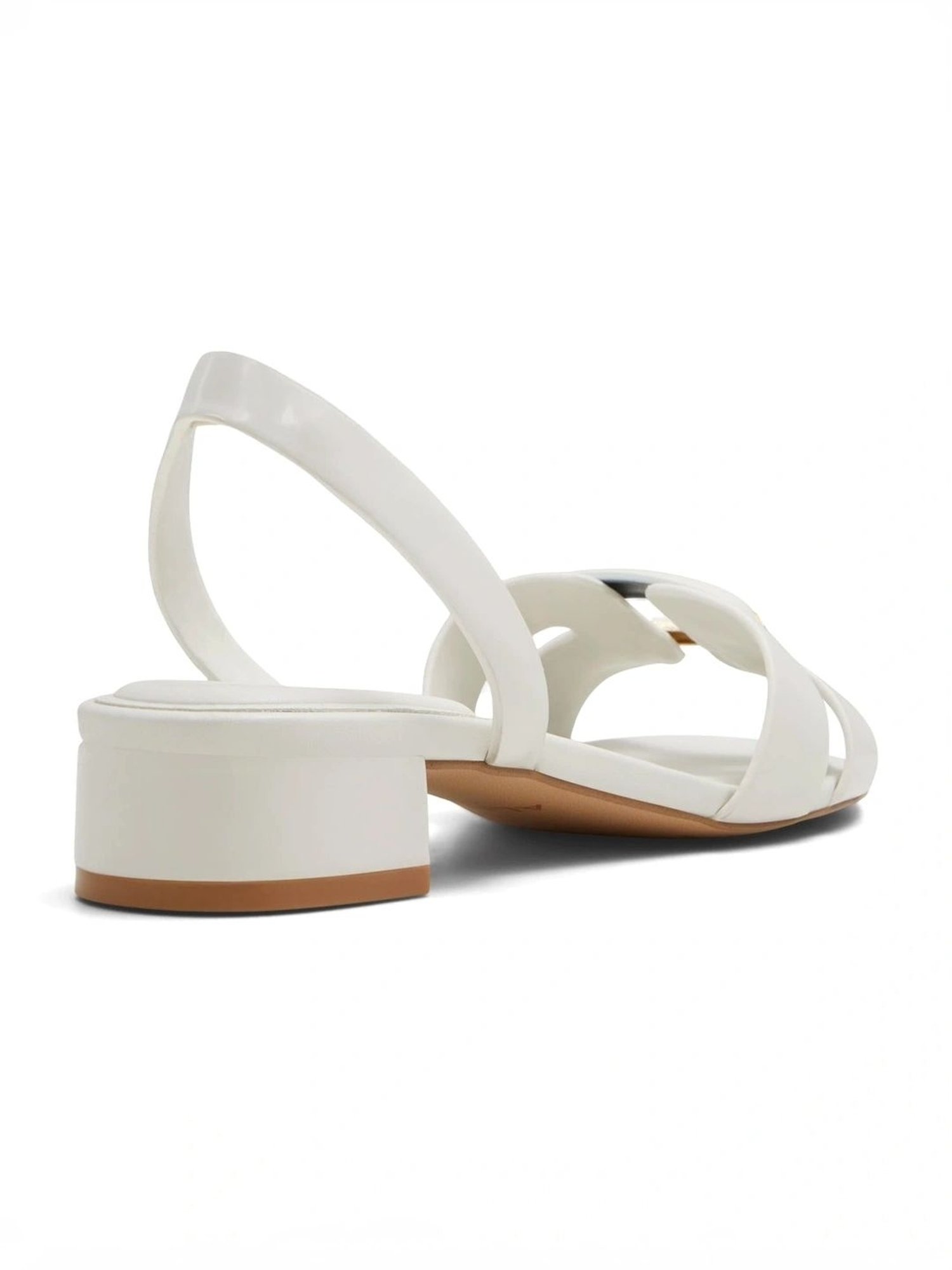 Aldo Women's ALAMAENDAR White Sling Back Sandals