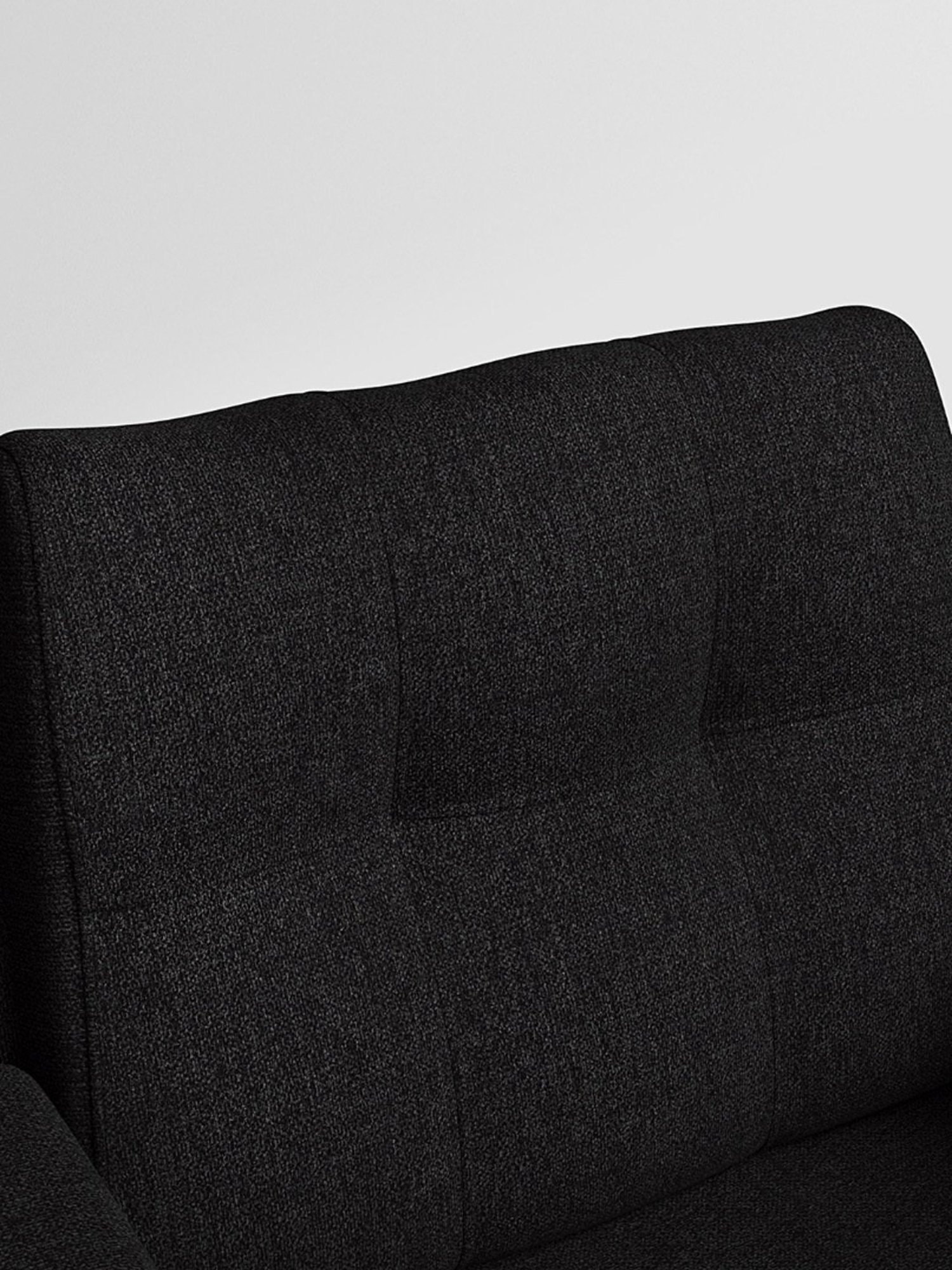 Godrej Interio Flight Dark Grey Pinewood 1 Seater Sofa