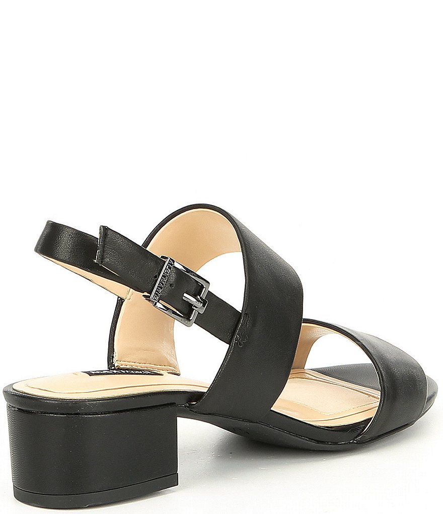 Alex Marie Calina Leather Block Heel Sandals