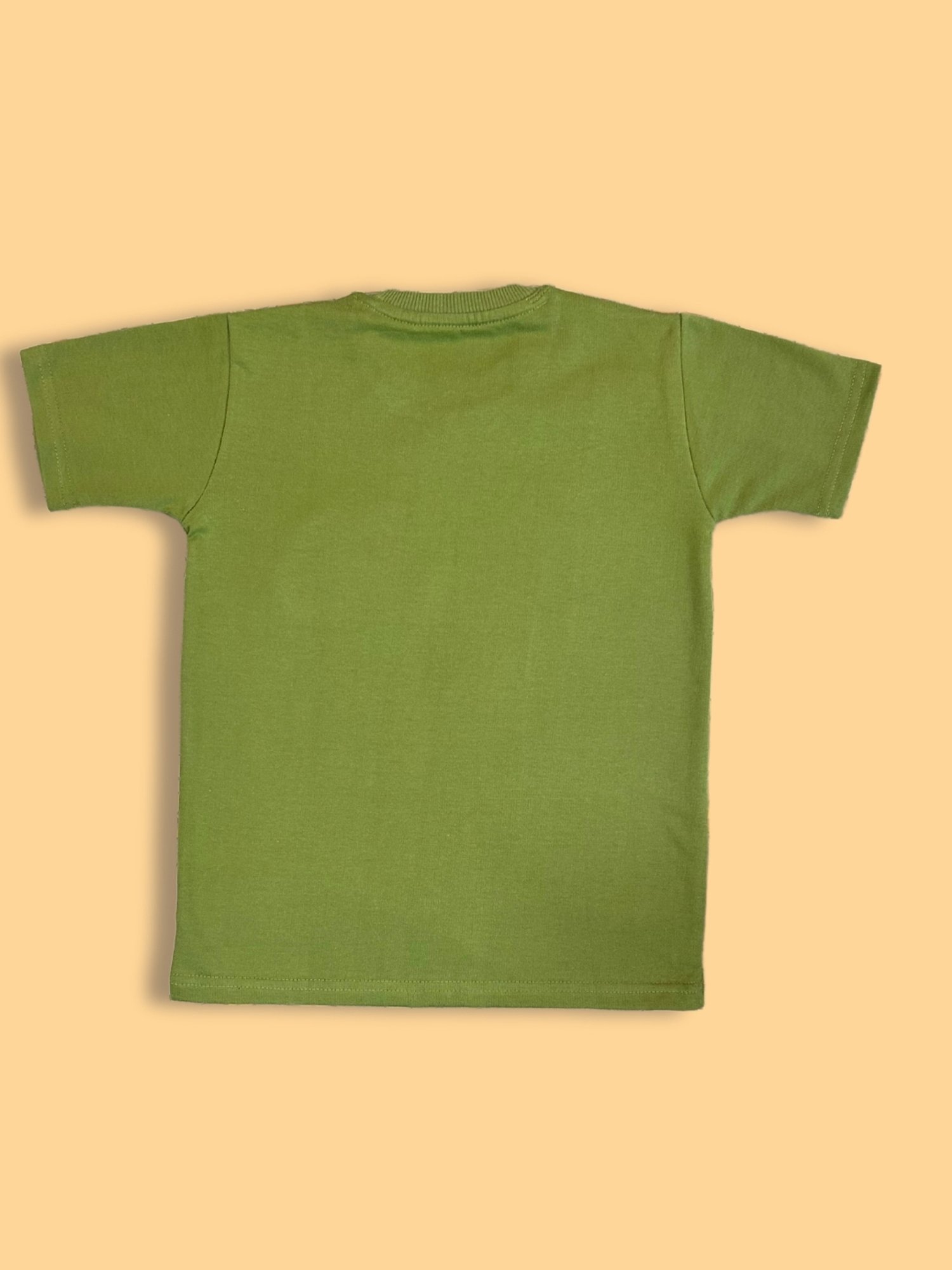 Tippy Top Kids Green Self Design T-Shirt