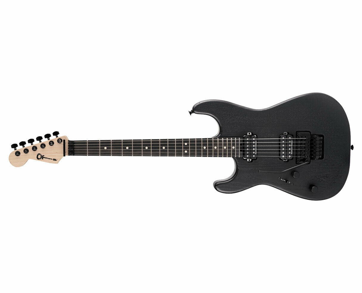 Charvel Pro-Mod San Dimas Style 1 HH FR E LH Sassafras Ebony FB Satin Black