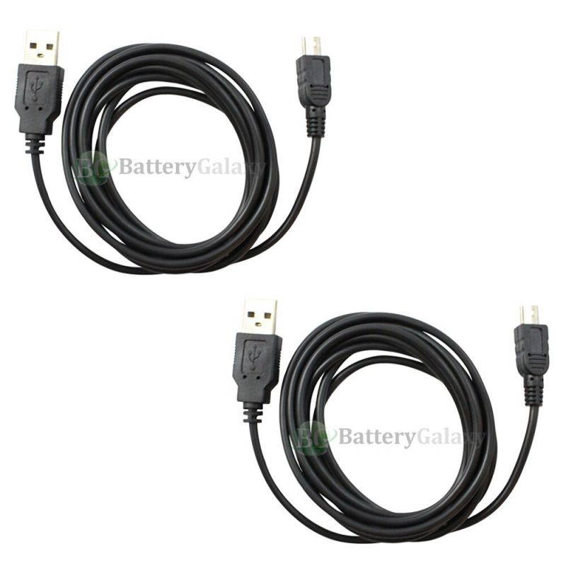 2 NEW USB 6FT A Male to Mini B Male Printer Scanner Camera Cable U2A1-2MBLK
