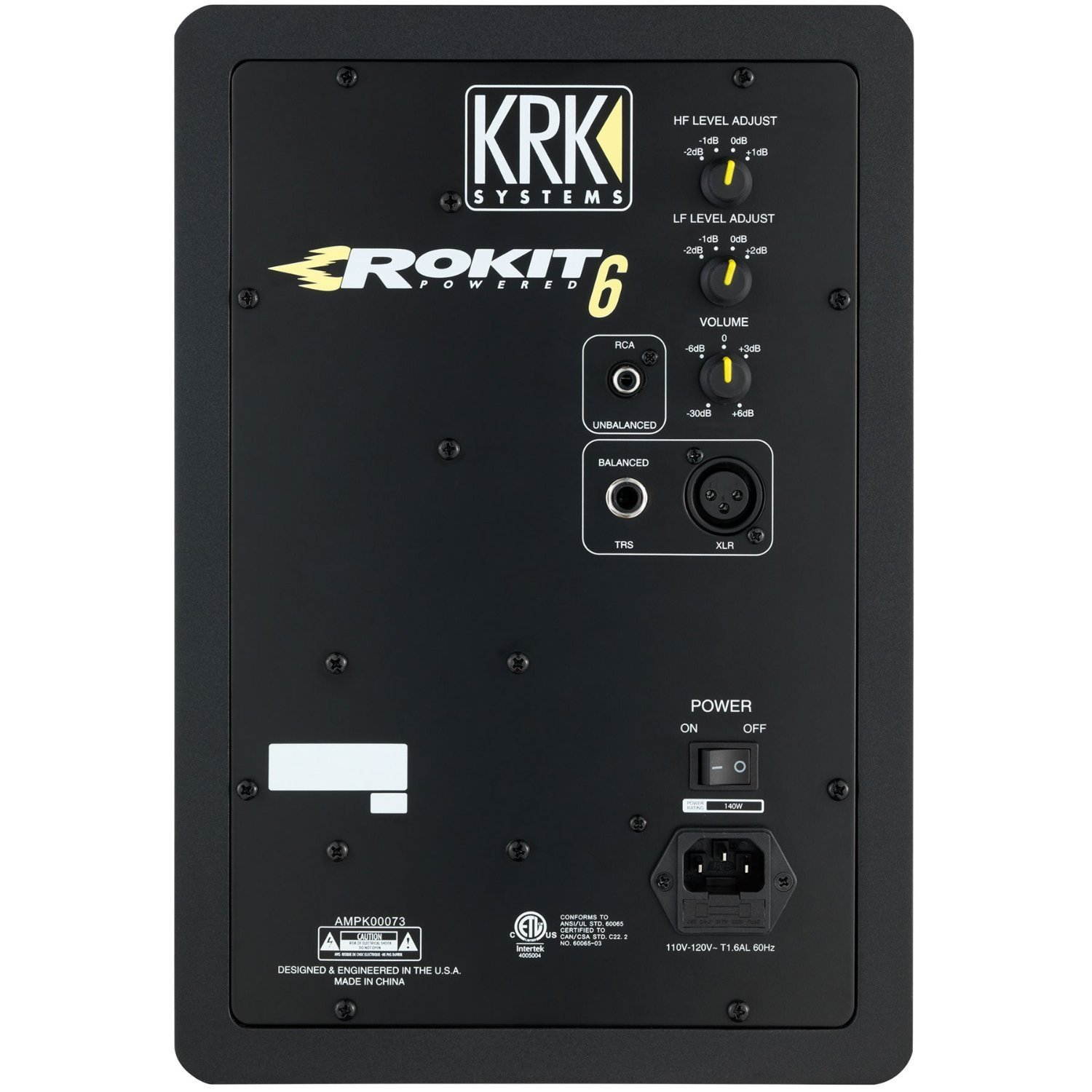 KRK RP6G3-NA Rokit 6 Generation 3 Powered Studio Monitor + Free Talent Insolation PAD and PSC XLR Cables