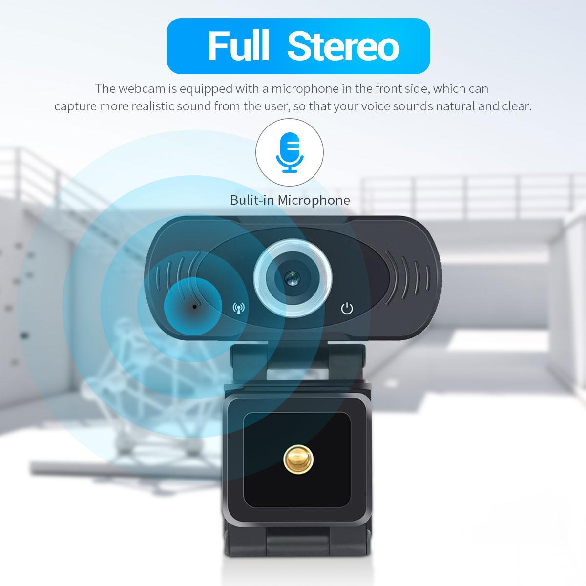2MP USB Webcam Video Recording Camera Online Class Conference Video Chats H.264 WEB02