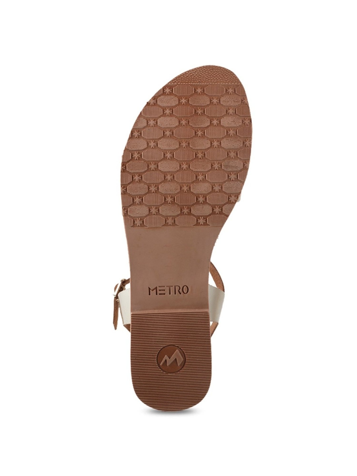 Metro Women's Golden Ankle Strap Sandals