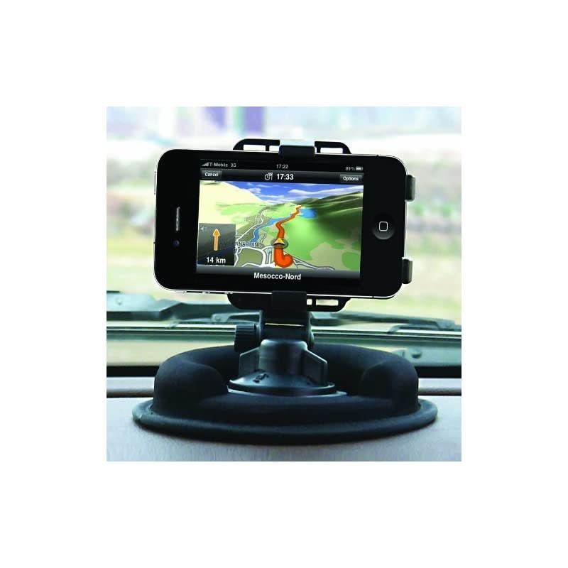 809-G Window Mount with Adapter for Garmin GPS Units , Black