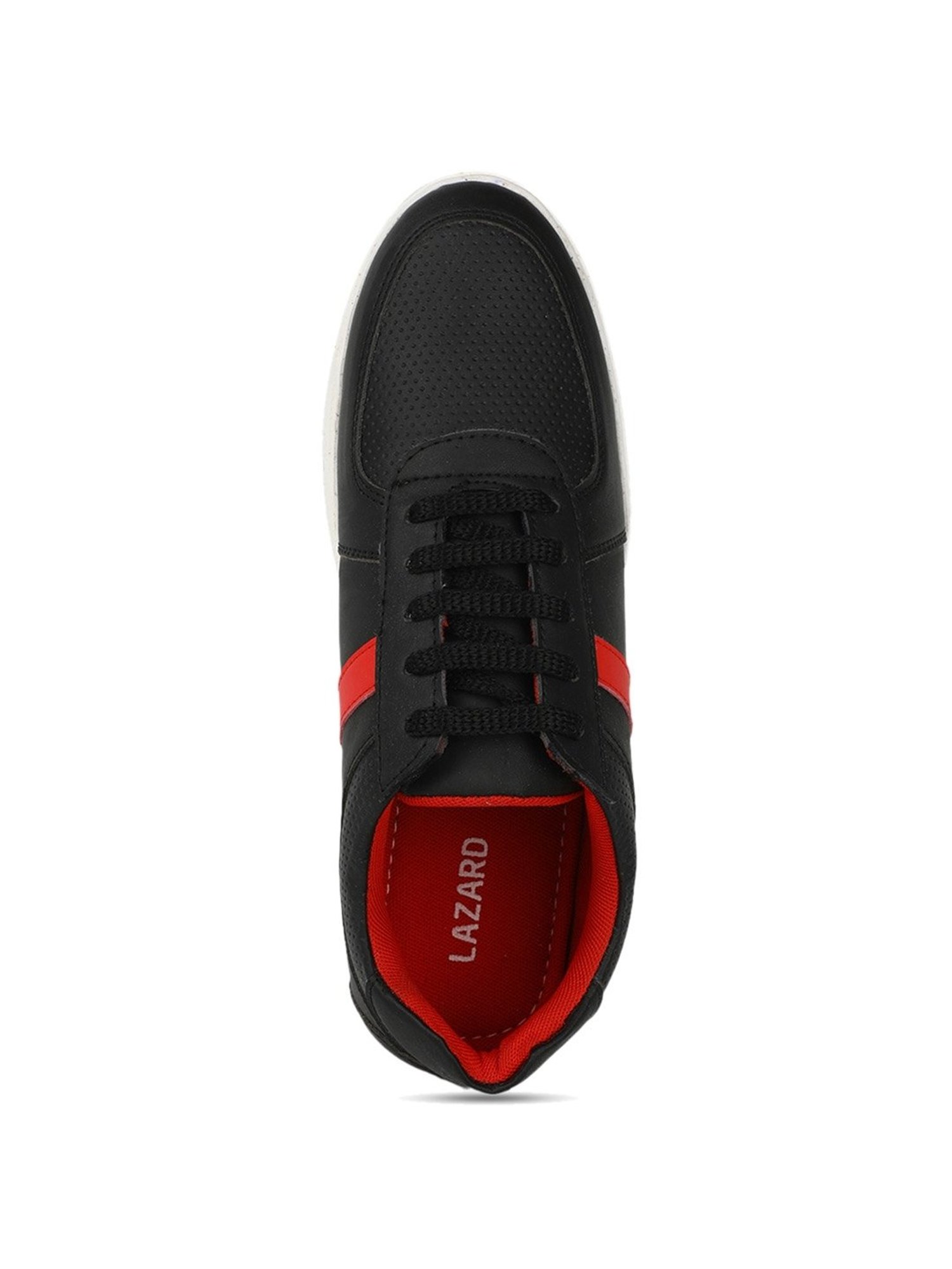 Lazard by Khadims Men's Black Casual Sneakers