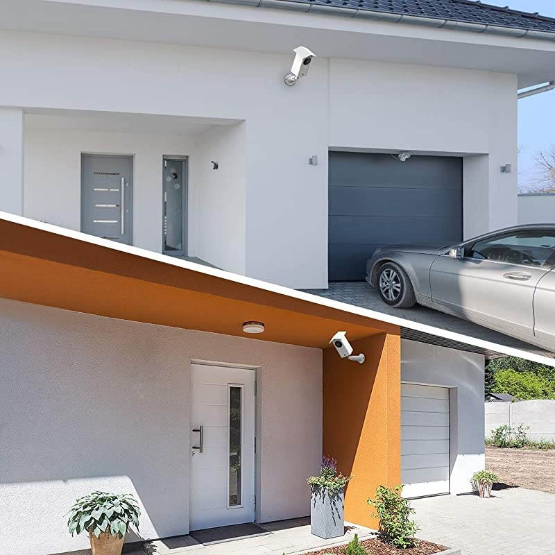 Mount for Wyze Cam Pan Wyze Cam Pan Protective Case and Metal Mount Bracket for Indoor and Outdoor Protection White