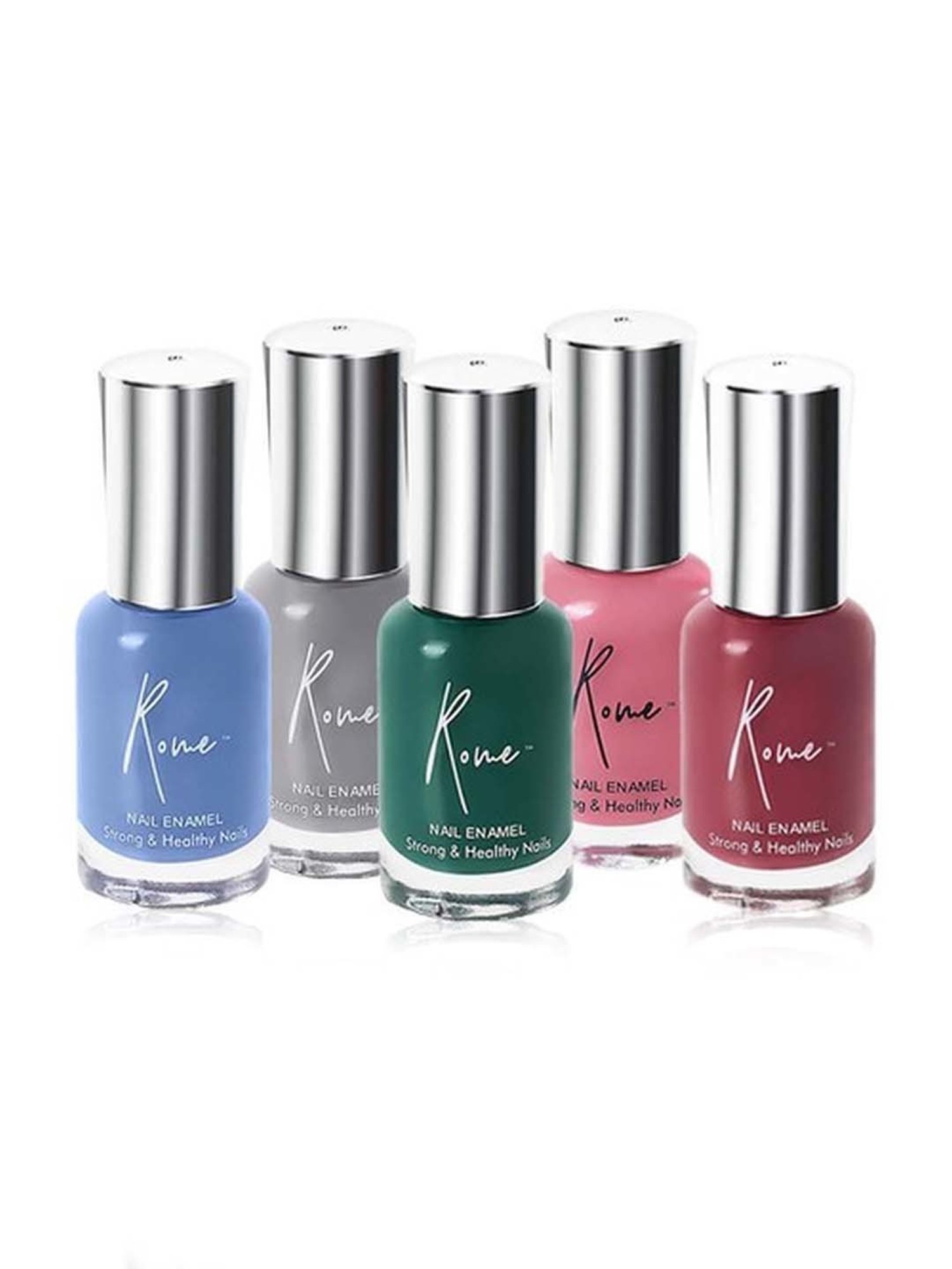 Rome Set of 5 Strong & Healthy Nail Enamel