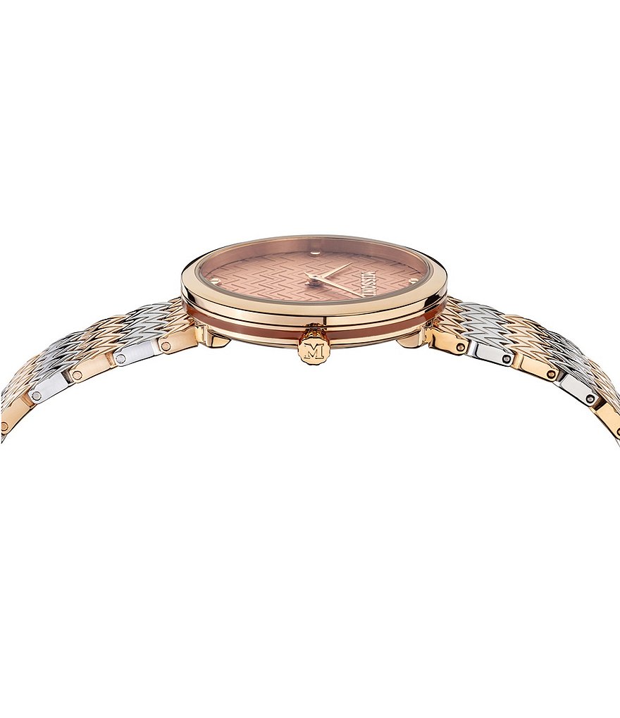 Missoni M1 Joyful Two Tone Chevron Bracelet Watch