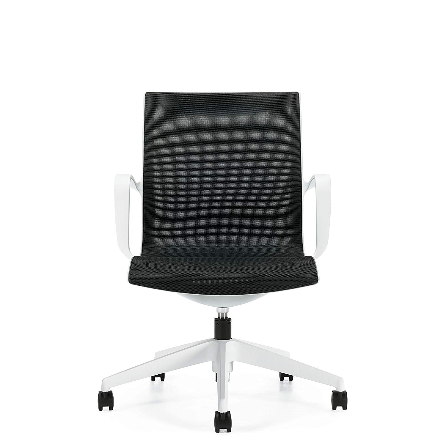 Lightweight Ergonomic Comfortable Work Tilter Chair with Armrests (G8457) Task Chair for Office, Home, Computer Desk, Workstation, Conference Room Ergonomic with Medium Back Lumbar Support
