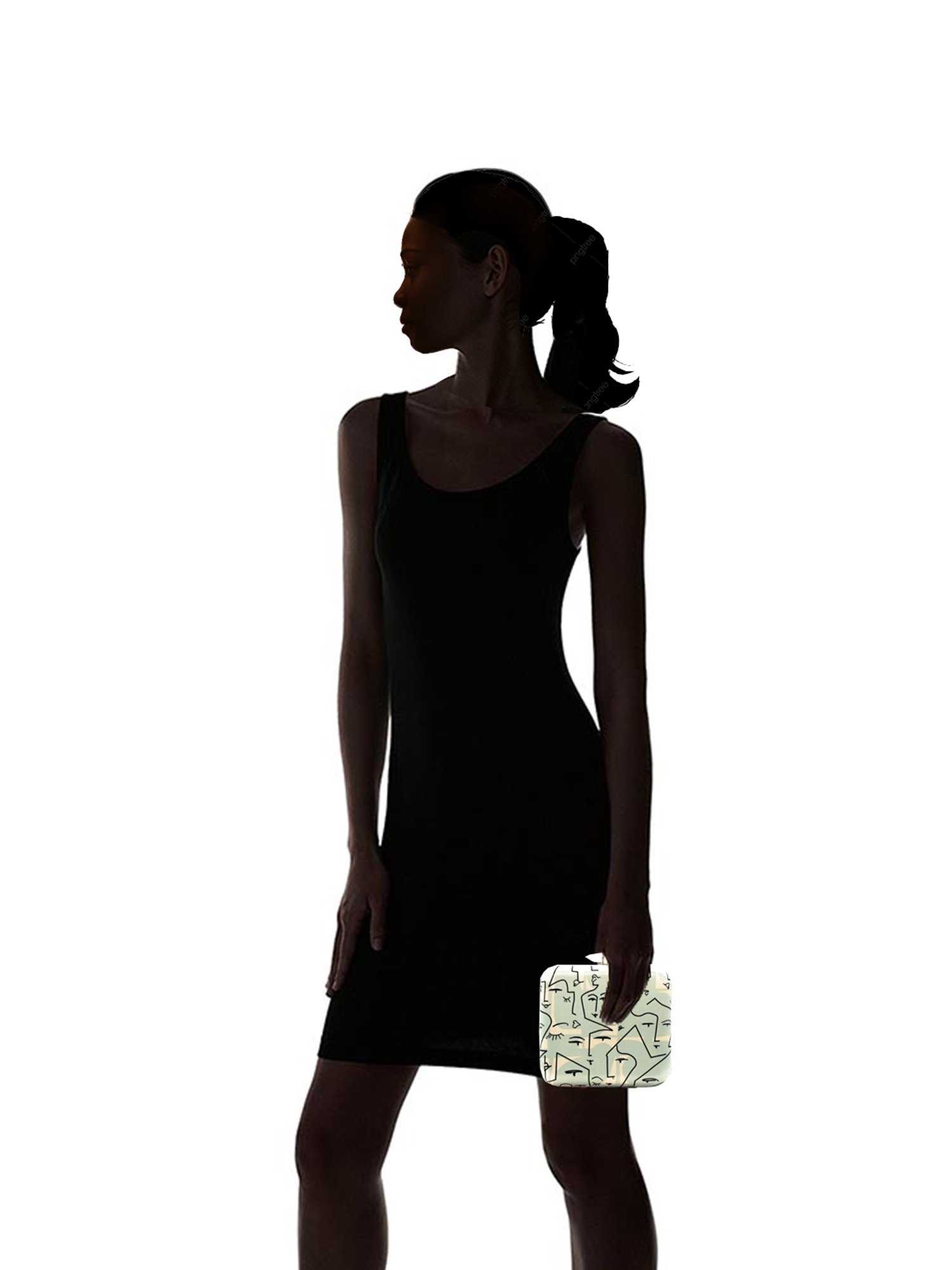 Sugarcrush Multicolor Satin Clutch