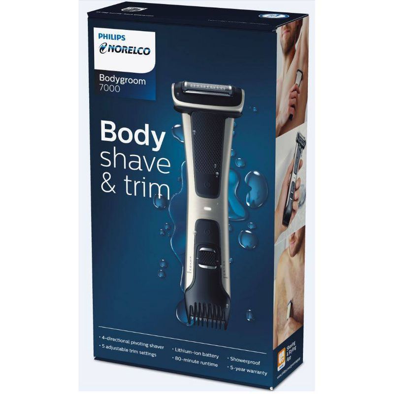 Philips Norelco Bodygroom Series 7000 Men's Rechargeable Electric Trimmer - BG7030/49