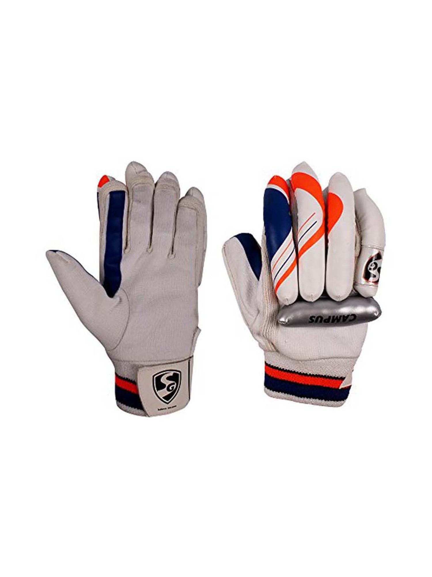 SG White Campus LH Batting Gloves for Adult