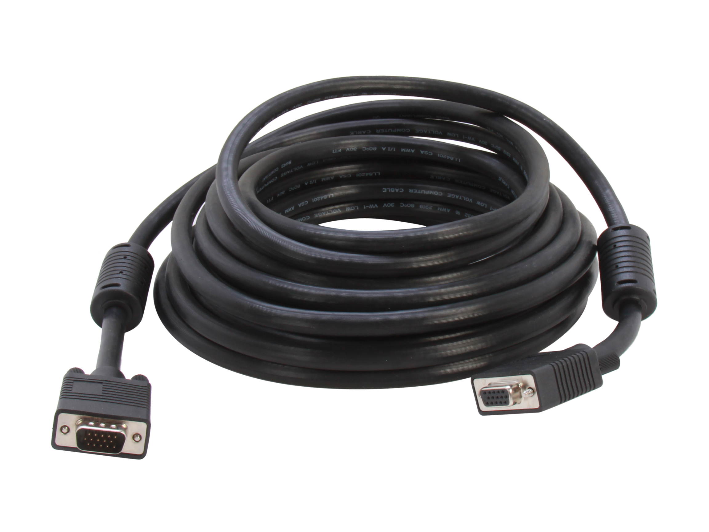 AMC CSV-F25MF 25 ft. VGA, With dual ferrites Male to Female Monitor Cable
