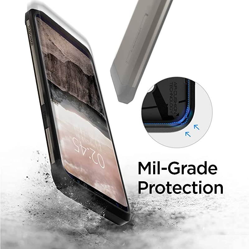Tough Armor Designed for Samsung Galaxy S8 Case 2017 Gunmetal