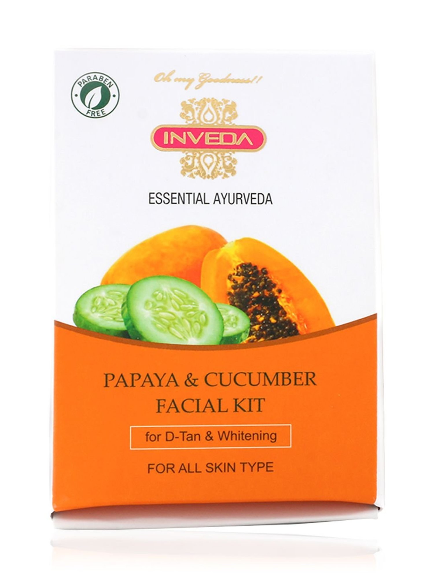 INVEDA Papaya and Cucumber Facial Kit