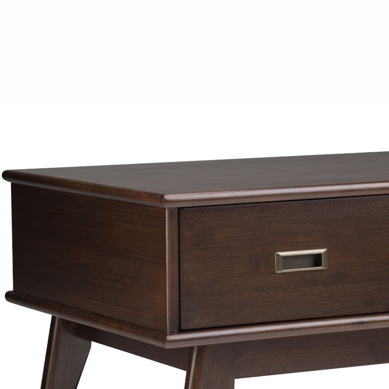 48" Tierney Solid Hardwood Mid Century Coffee Table Medium Auburn Brown - WyndenHall