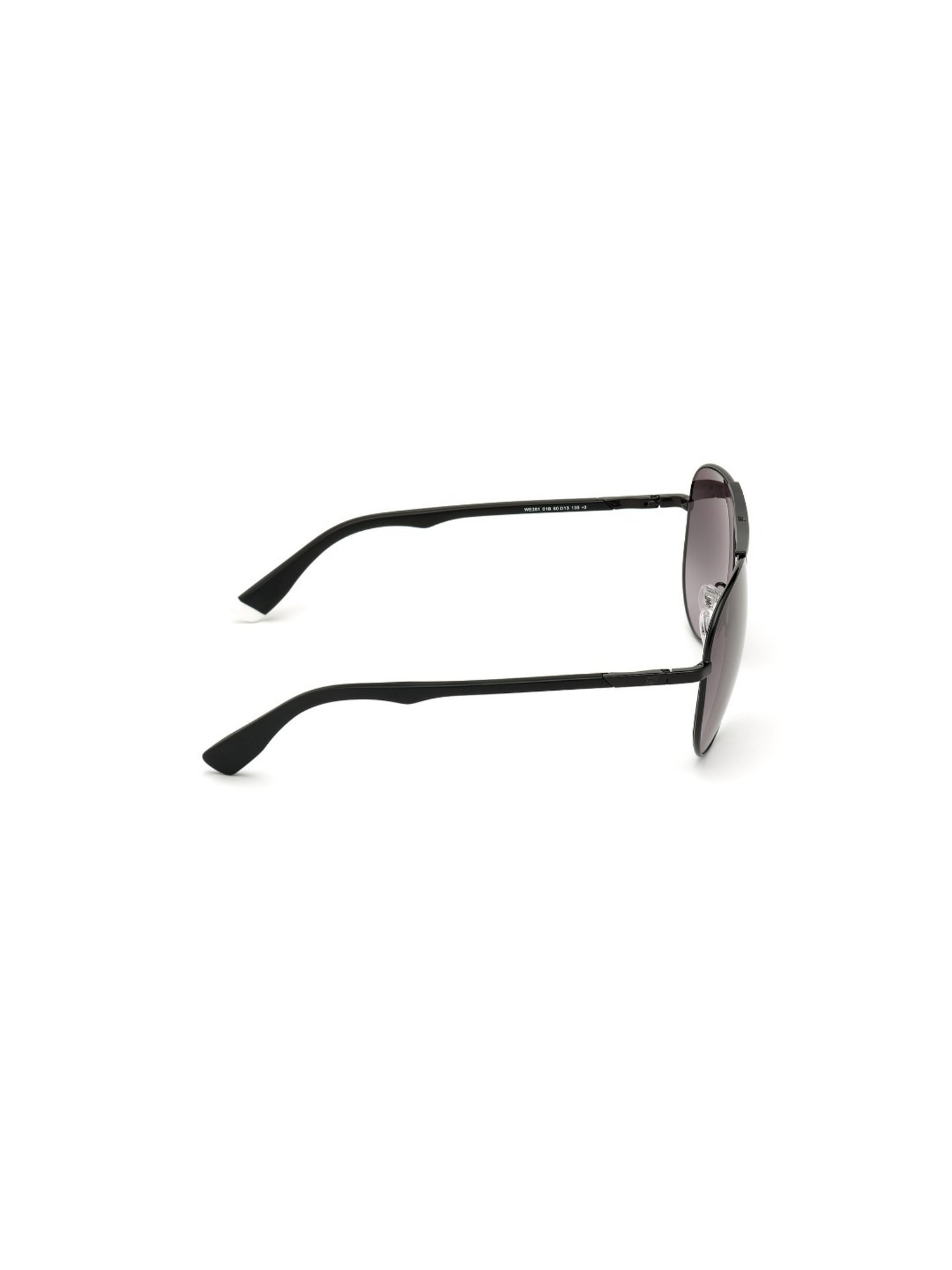 Web Eyewear Grey Oval Sunglasses for Men Designed in Italy