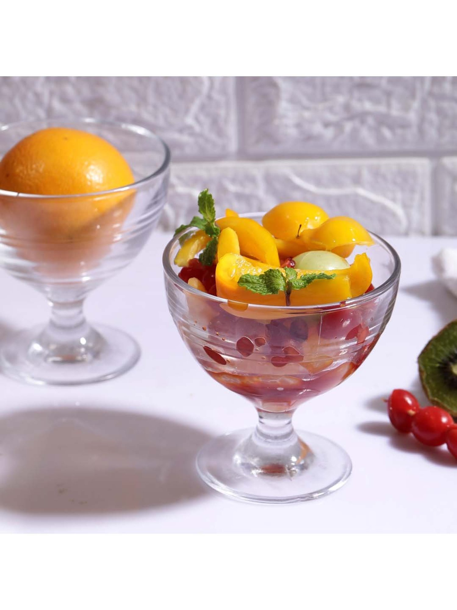 Duralex 'Gigogne' Transparent Glass 7 cm Ice-Cream Cup (0.25 L) - Set of 6