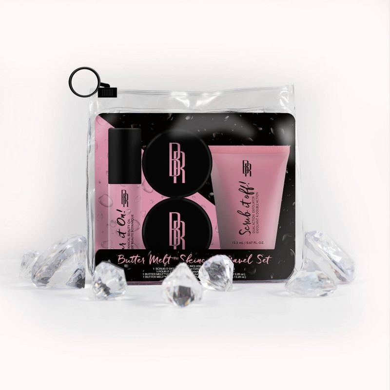 Black Radiance Butter Melt Skincare Travel Set - 4ct