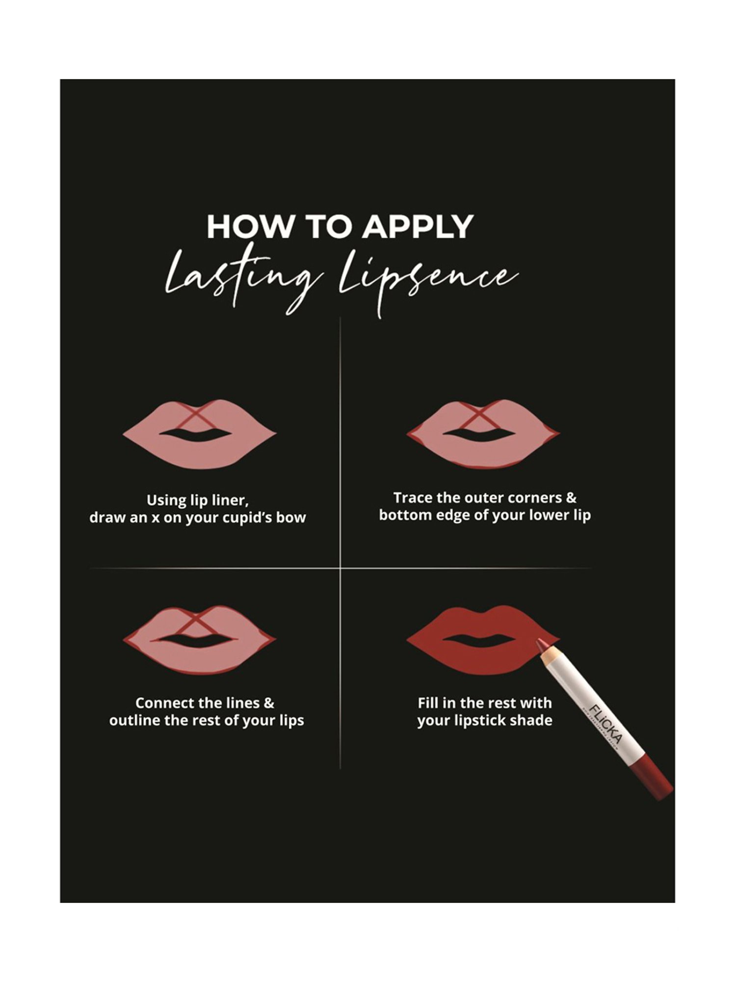 FLiCKA Lasting Lipsence HD Crayon 06 Foody - 10 gm