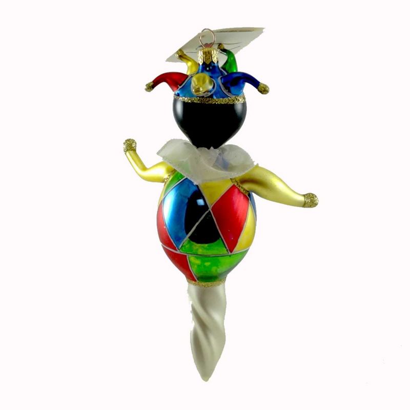 Laved Italian Ornaments Jester Twist Clown  -  Tree Ornaments