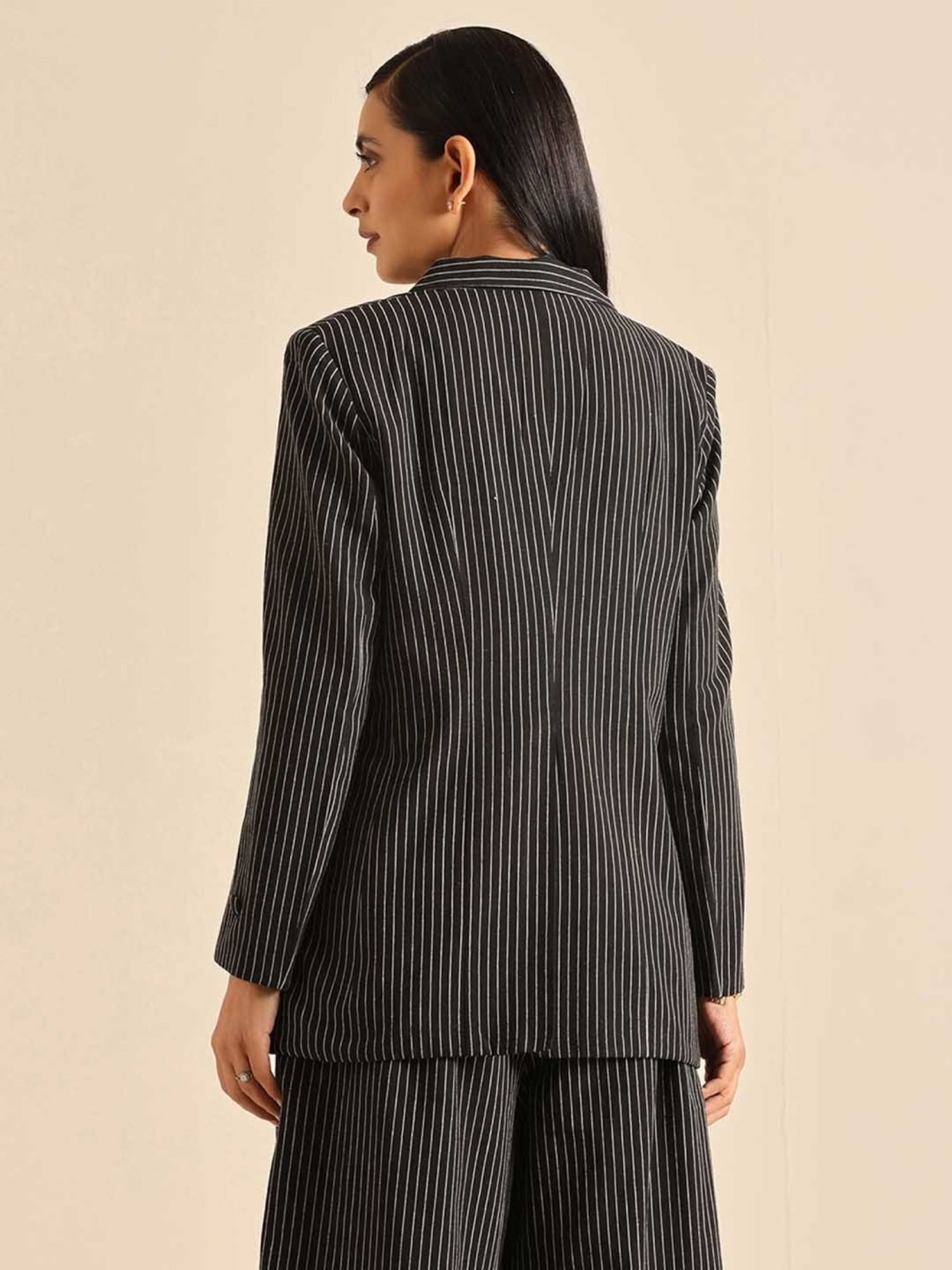 Okhai Black Striped Blazer