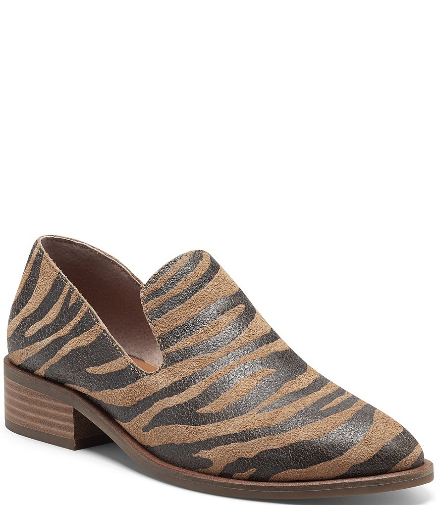 Paul Green Dara Lizard Embossed Flats